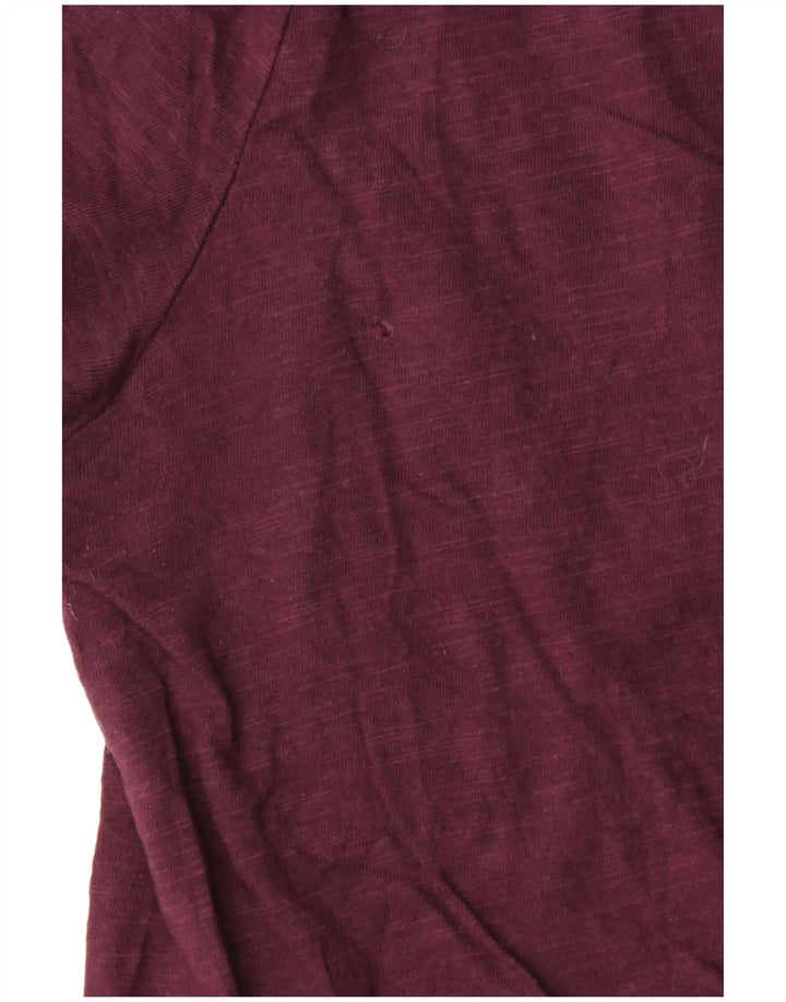Tricou cu grafică roz pentru bărbați VICTORIA'S SECRET Top mare din bumbac burgundy