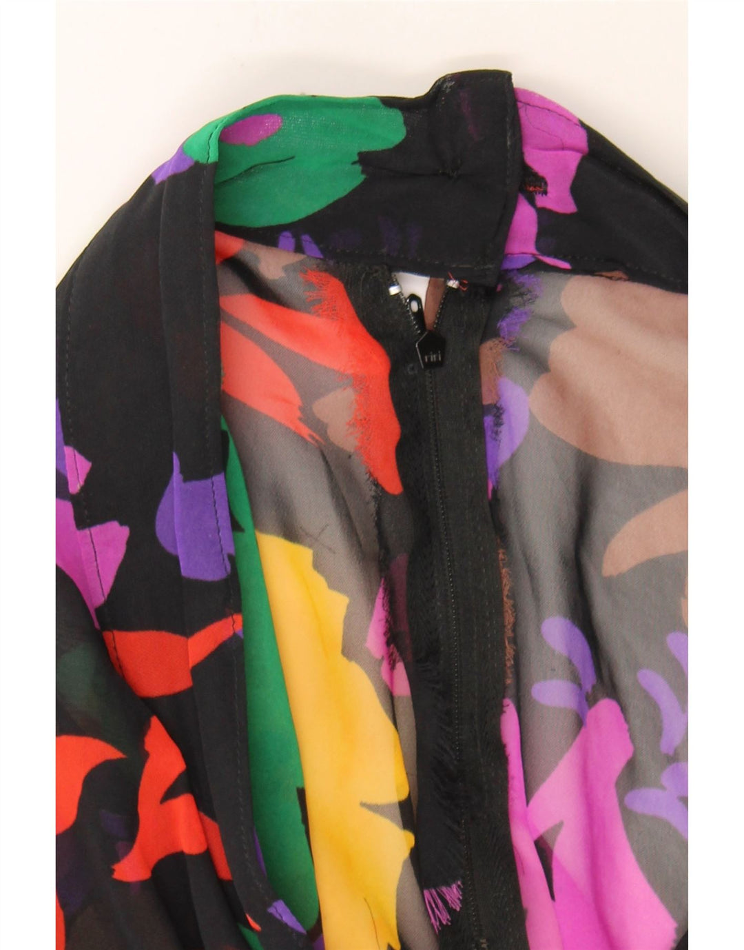 VINTAGE Womens Midi A-Line Skirt W26 Small  Multicoloured Floral Vintage Vintage and Second-Hand Vintage from Messina Hembry 