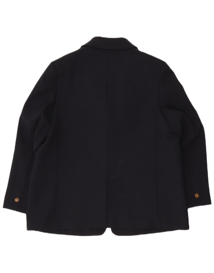 Marks & Spencer jachetă supradimensionată pentru femei cu 1 nasture, UK 18 XL, bleumarin