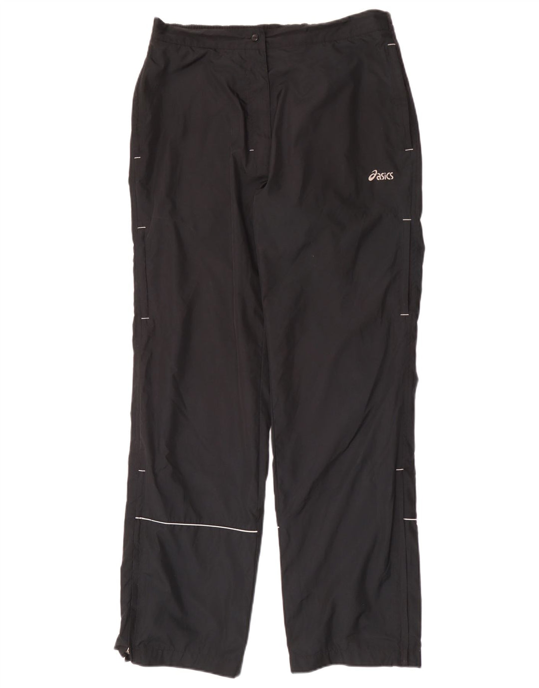 Pantaloni impermeabili pentru femei Asics UK 14 Poliester mediu negru