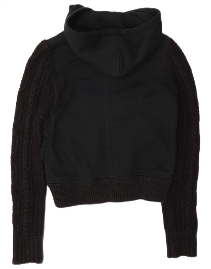 Pulover Iceberg pentru femei, cu fermoar, IT 44, bumbac, albastru bleumarin mediu