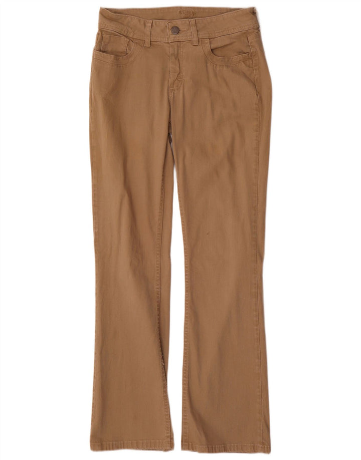 Pantaloni casual Lee Riders Bootcut pentru femei US 6 Medium W30 L31 Bej Bumbac