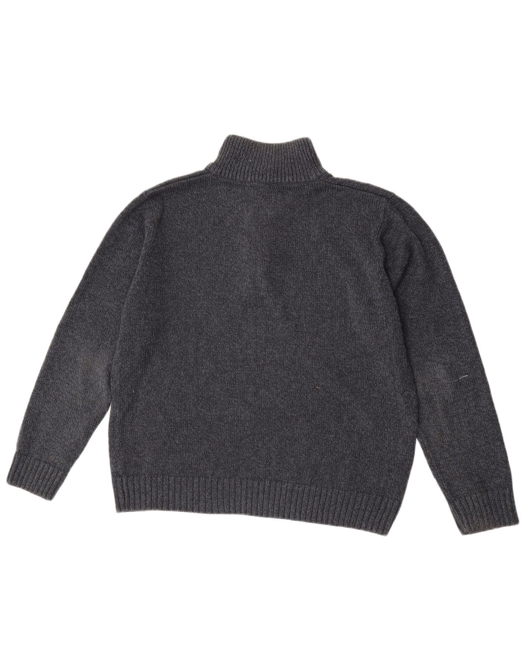 Pulover pentru bărbați Marks & Spencer, cu nasturi, cu gât, mare, albastru marin pete