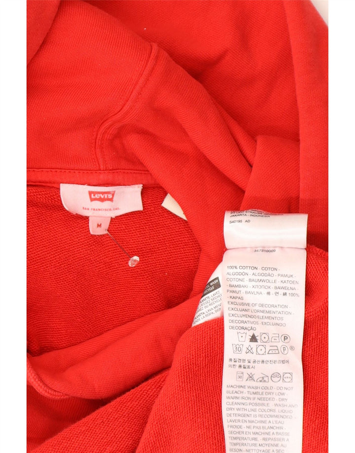 Pulover Levi's pentru bărbați, bumbac roșu mediu