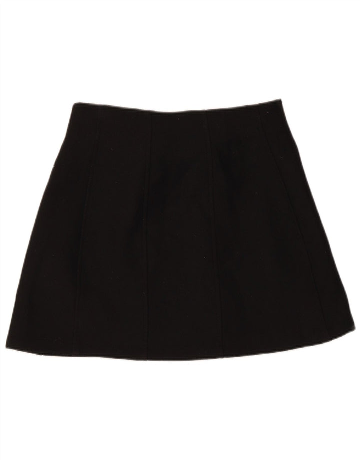Fusta Mini Zara Femei Mic W26 Poliester Negru