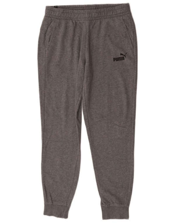 Pantaloni de trening Puma pentru bărbați Joggeri mari, gri, bumbac cu pete