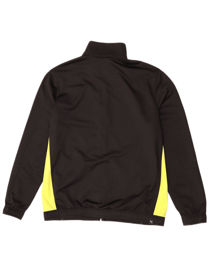 Jachetă de trening cu grafică Puma pentru bărbați, mare, negru, bloc de culoare