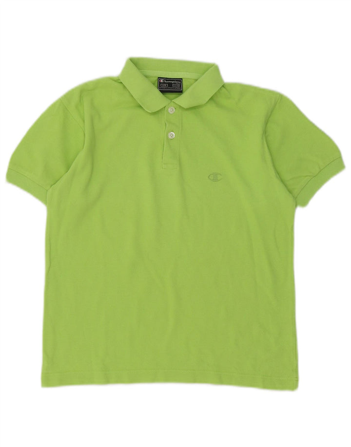 Tricou Polo Băieți Champion 7-8 Ani Bumbac Verde