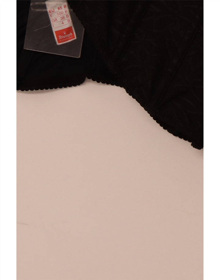 TRIUMPH Crop Corset Top pentru femei UK 4 XS Poliester negru