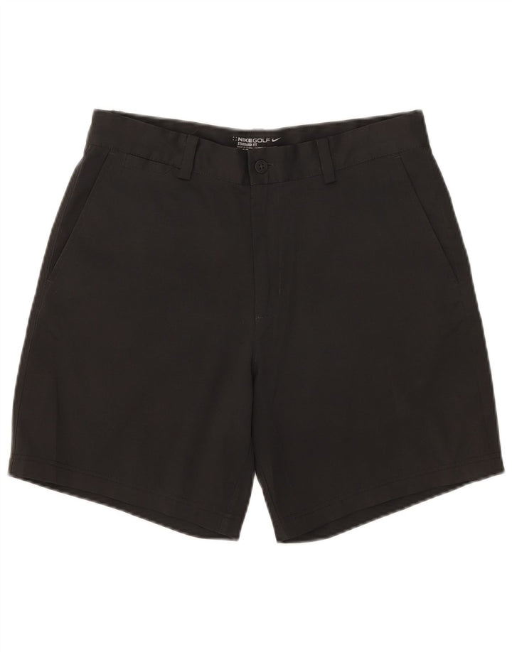 Pantaloni scurți sport standard Dri Fit Nike pentru bărbați W30 Poliester mediu negru