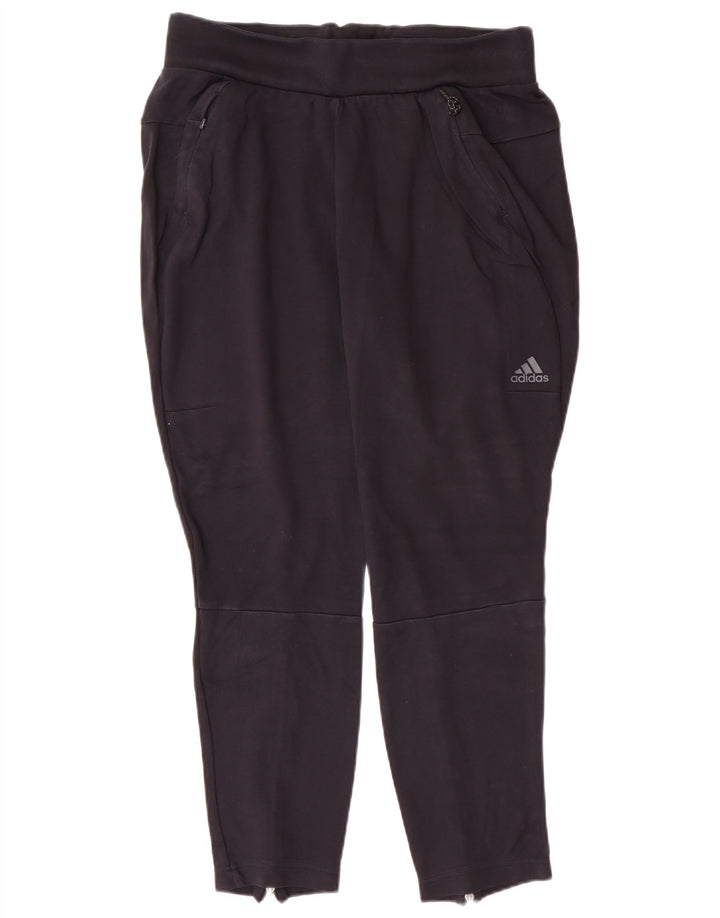 Pantaloni de trening ADIDAS pentru femei UK 14 Medium Bleumarin