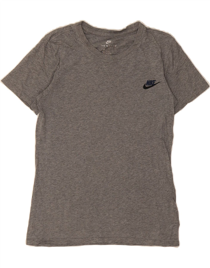 NIKE Mens Athletic Cut T-Shirt Top XS Grey Cotton Vintage Nike and Second-Hand Nike from Messina Hembry 
