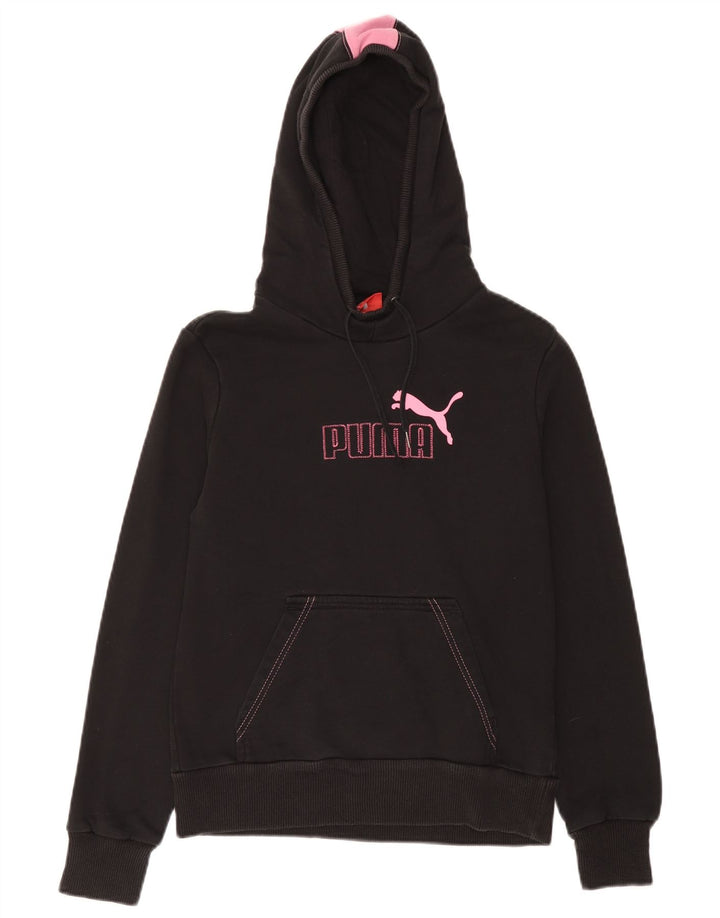Pulover cu capota cu grafic Puma pentru femei UK 12 Medium Black
