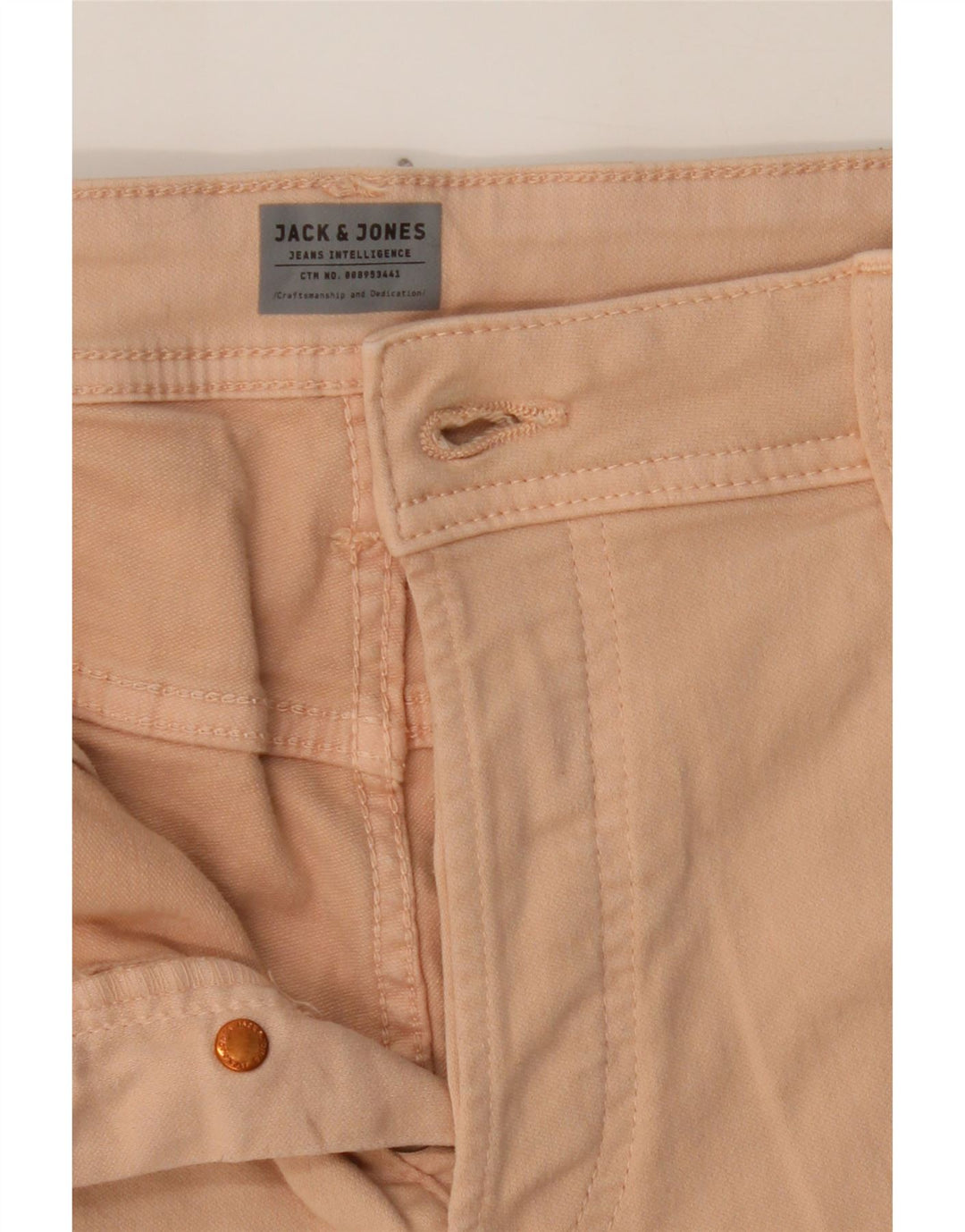 JACK & JONES Mens Denim Shorts Medium W32  Beige Cotton Vintage Jack & Jones and Second-Hand Jack & Jones from Messina Hembry 
