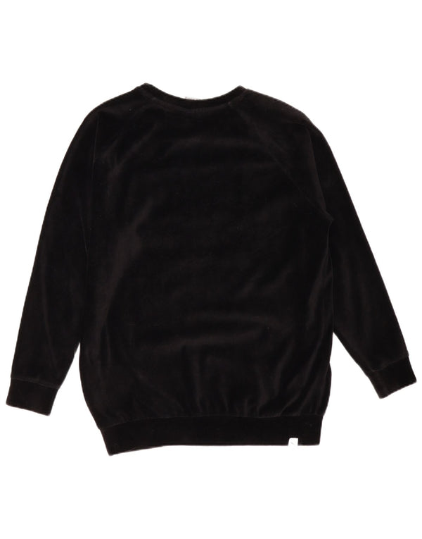 Pulover cu grafic supradimensionat PUMA pentru femei UK 12 bumbac mediu negru