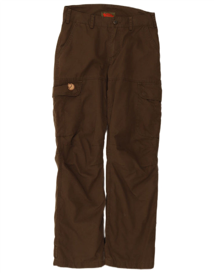 FJALL RAVEN Pantaloni de vânt pentru femei Camo W34 L30 Kaki Poliester