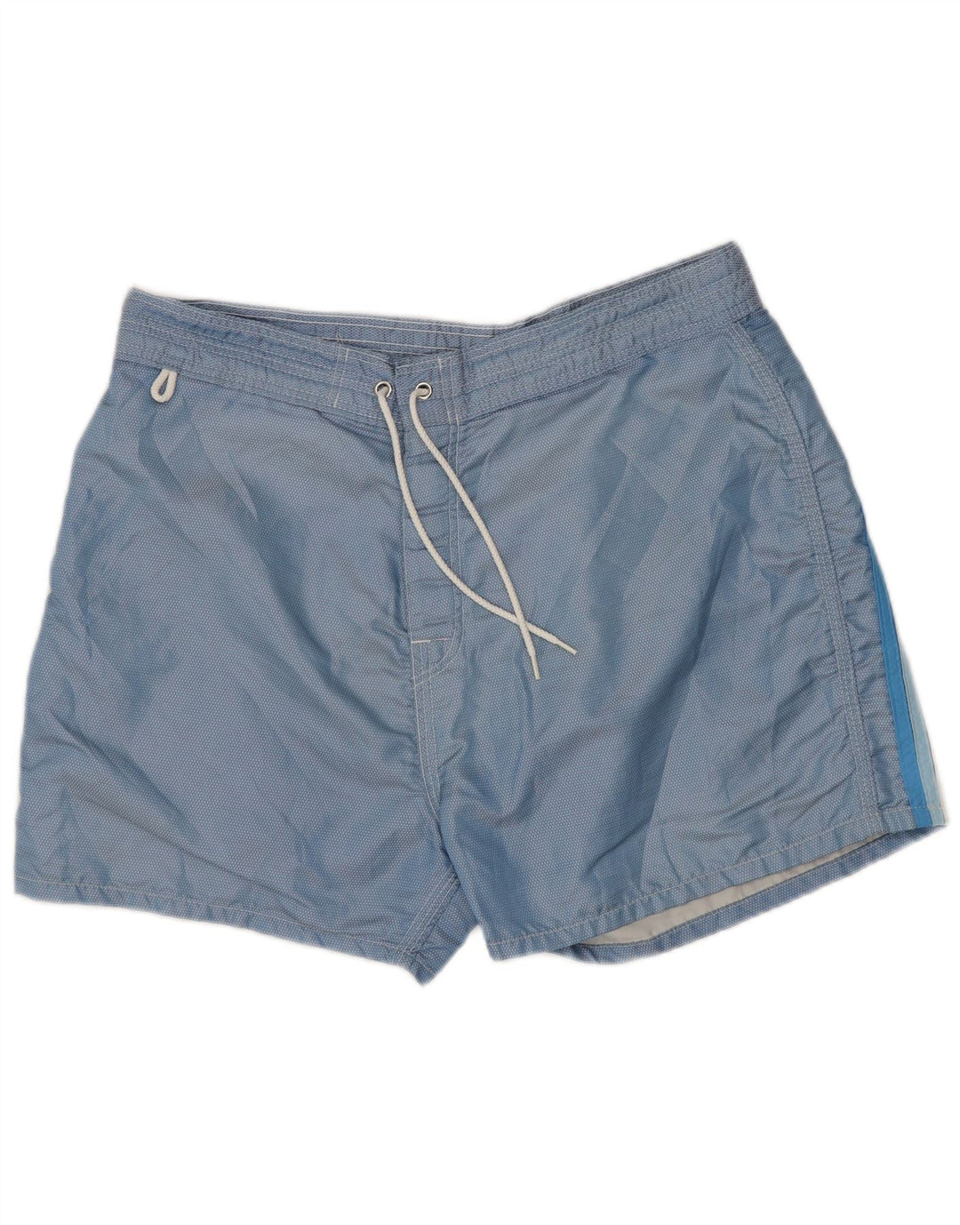 Sundek Pantaloni scurți de înot pentru bărbați, nailon geometric, albastru mediu