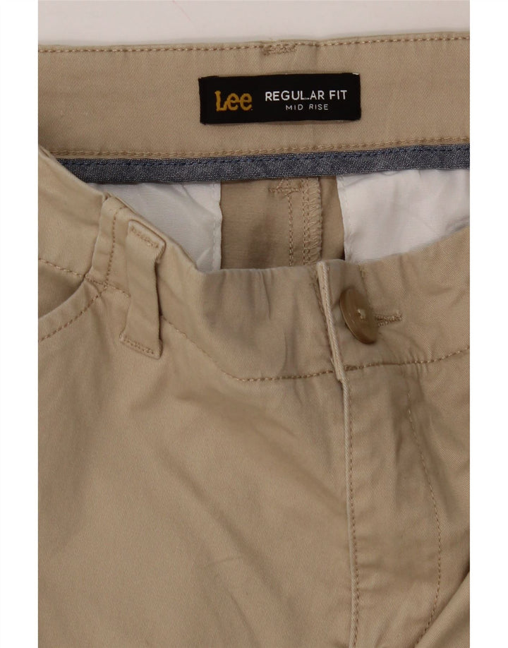 LEE Womens Regular Fit Mid Rise Casual Shorts W30 Medium  Beige Vintage Lee and Second-Hand Lee from Messina Hembry 
