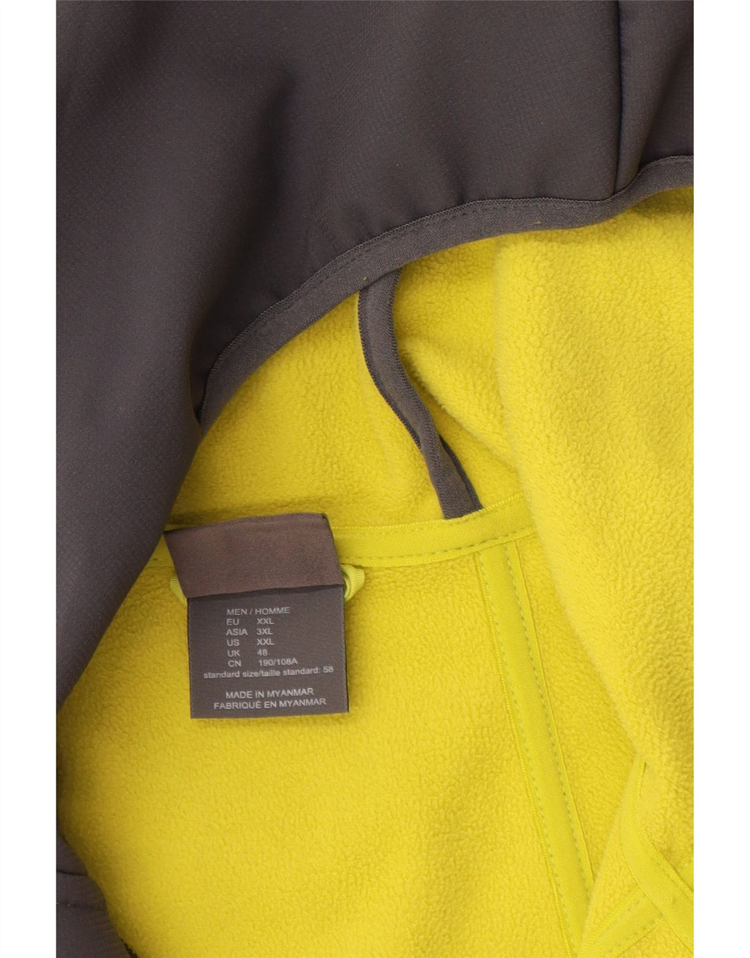 Jack Wolfskin jachetă de vânt cu glugă pentru bărbați UK 48 2XL poliester gri
