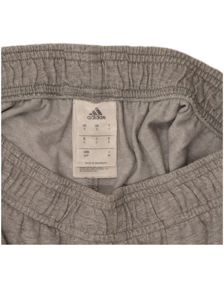 Pantaloni scurți sport adidas pentru bărbați, bumbac, gri mic