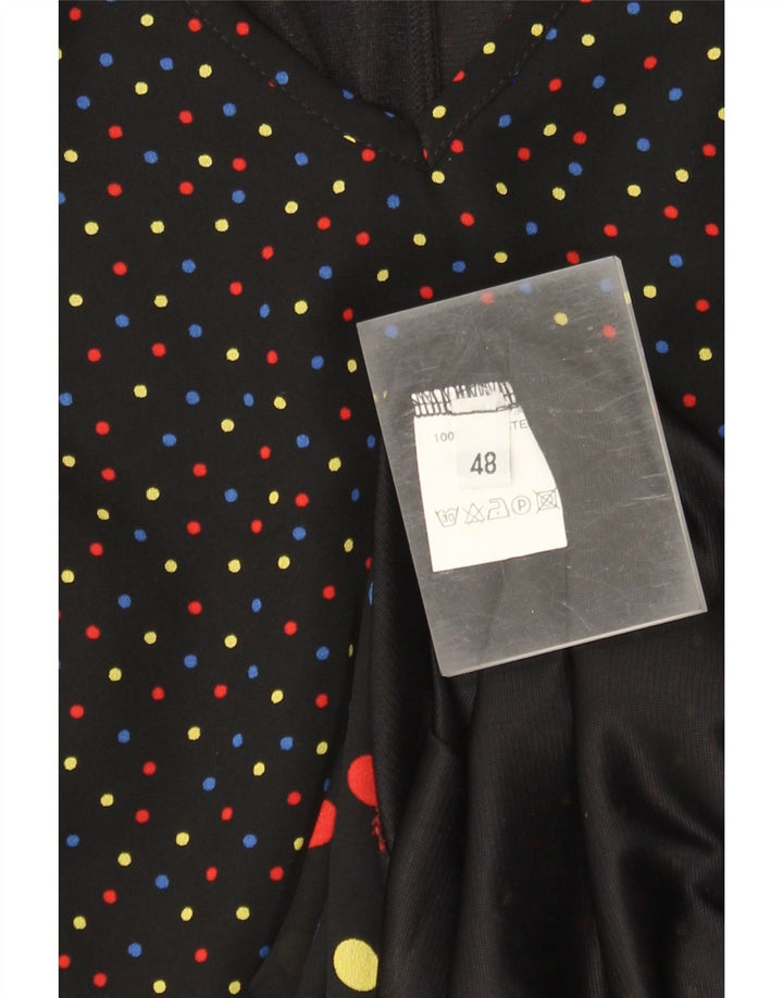Rochie vintage pentru femei IT 48 XL Poliester cu pete negre