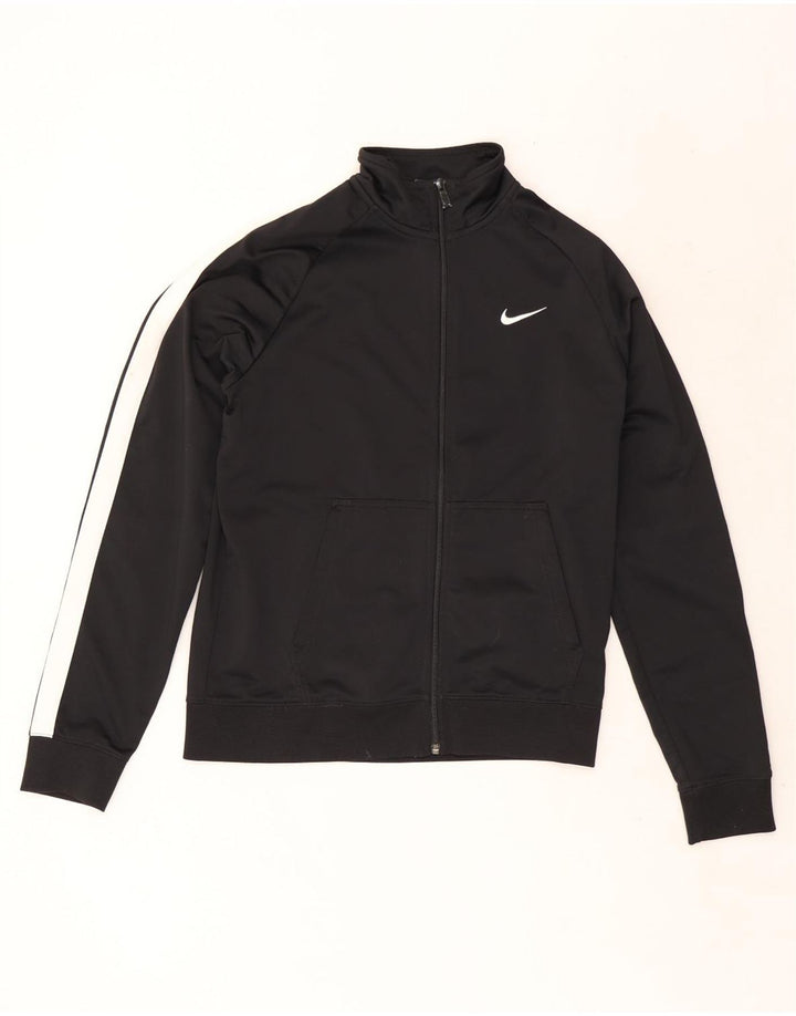 Jachetă de trening pentru bărbați Nike, negru mediu, poliester bloc de culoare