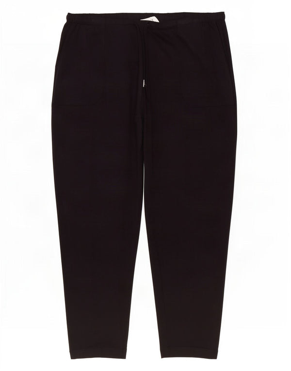 Pantaloni de trening pentru femei Marks & Spencer Pantaloni de jogging UK 16 Large Black Viscose