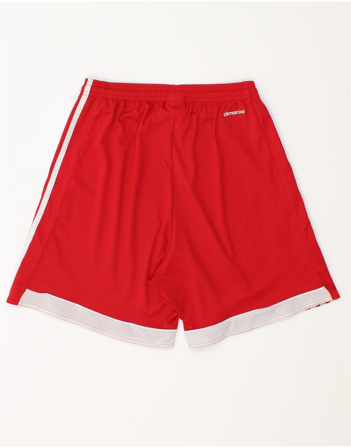 Pantaloni scurți sport Climacool ADIDAS pentru bărbați, roșu, poliester color bloc