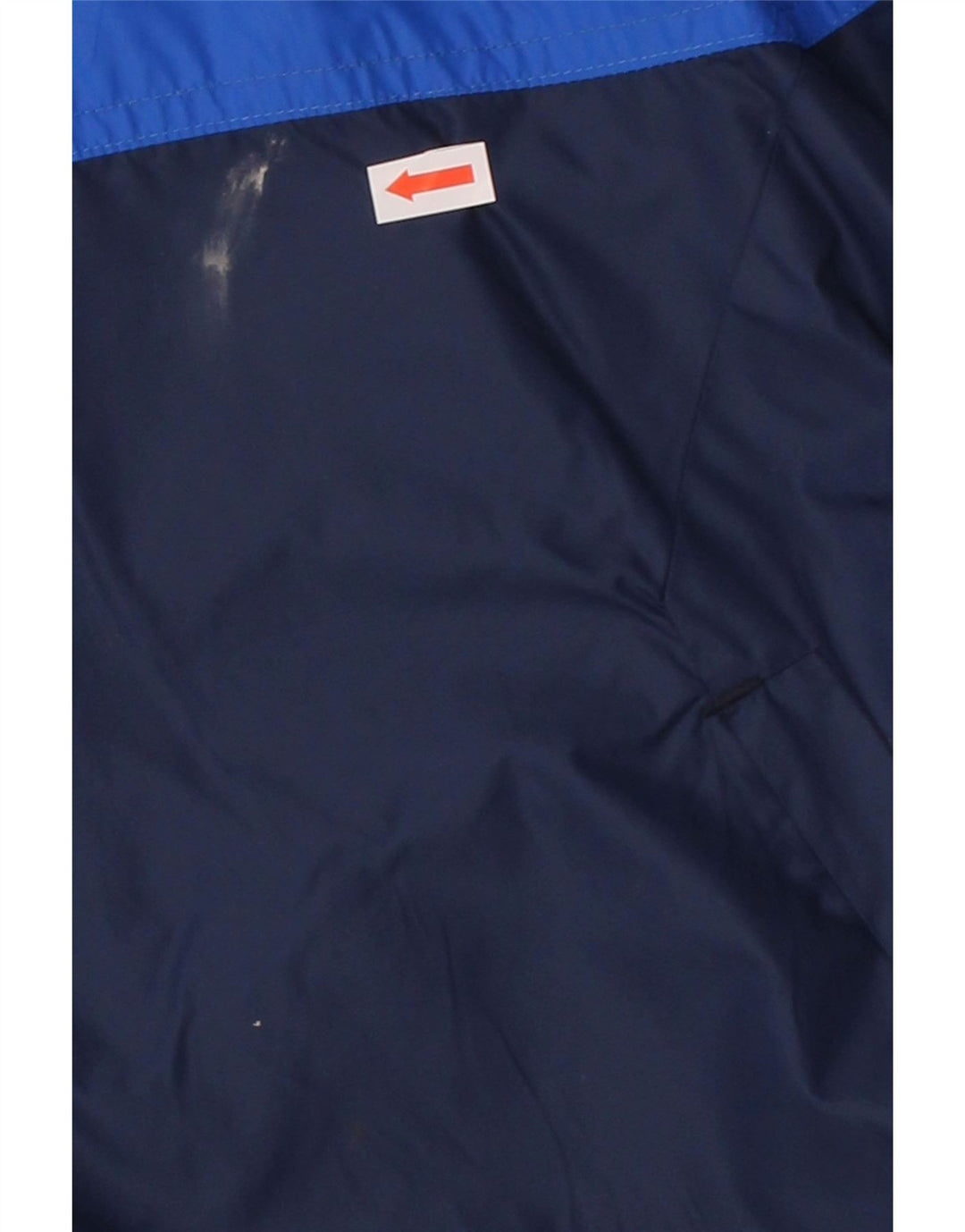 ADIDAS Mens Climawarm Rain Jacket UK 38 Medium Blue Colourblock Polyester Vintage Adidas and Second-Hand Adidas from Messina Hembry 