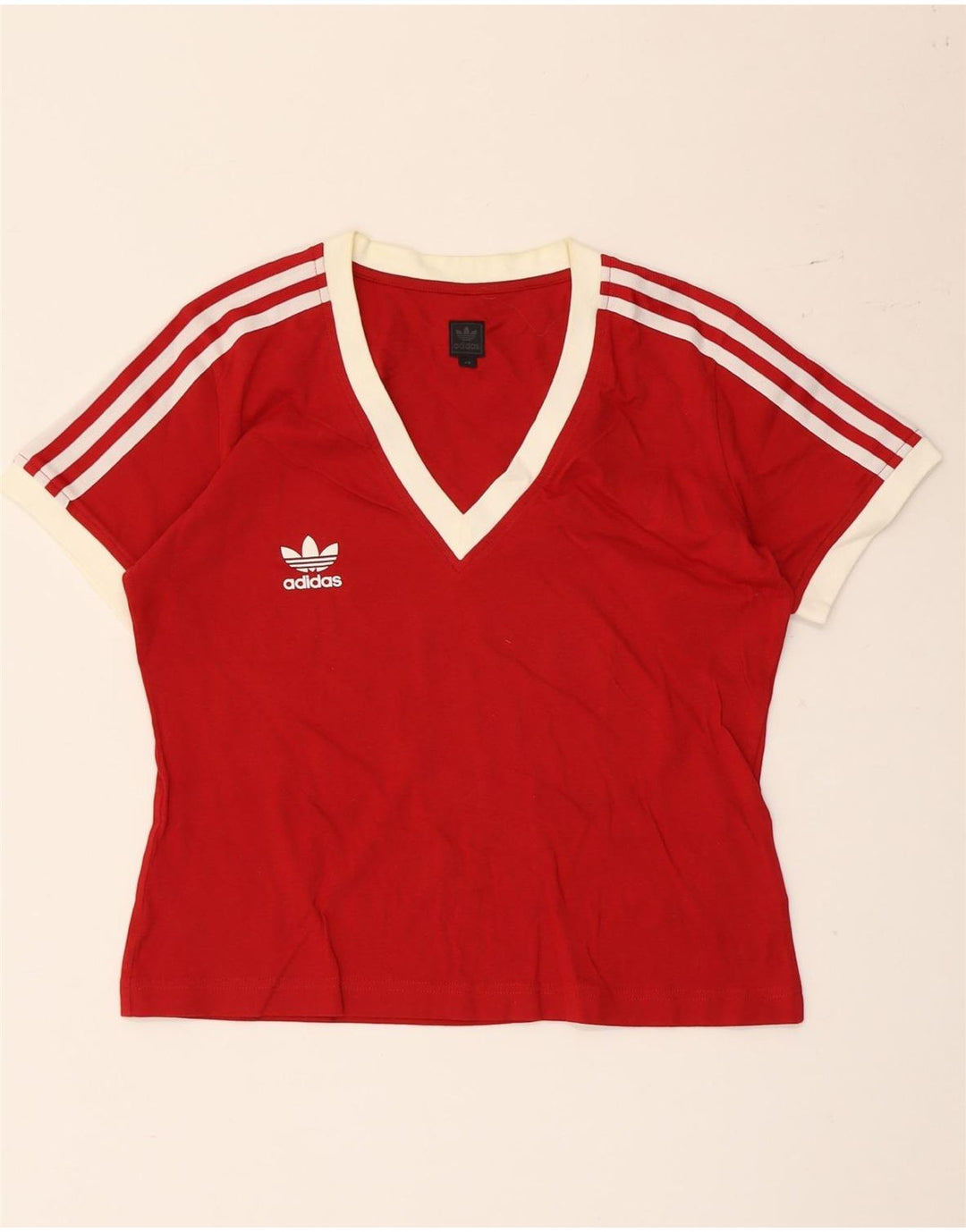 Tricou Adidas Femei Top IT 42 Bumbac Roșu Mediu
