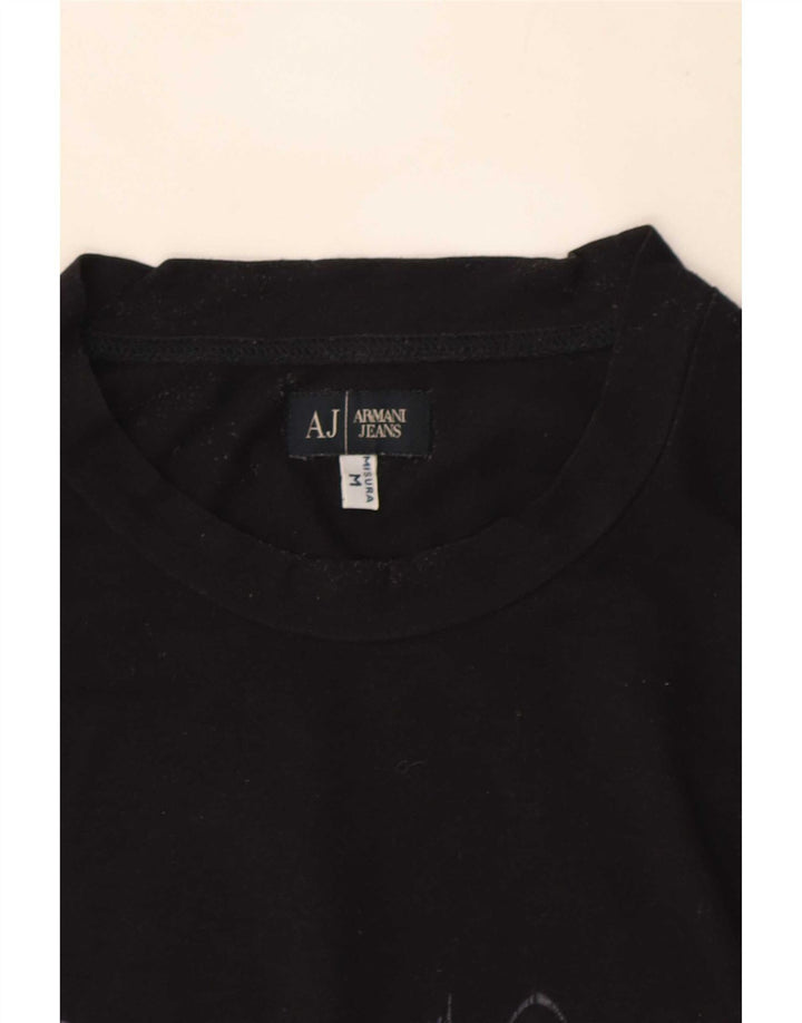 Tricou grafic pentru bărbați Armani Jeans Top Mediu Negru