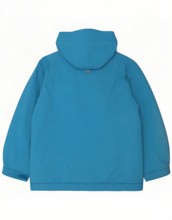 Schoffel Mens Hooded Loose Fit Anorak Jacket IT 48 Medium Blue Poliester