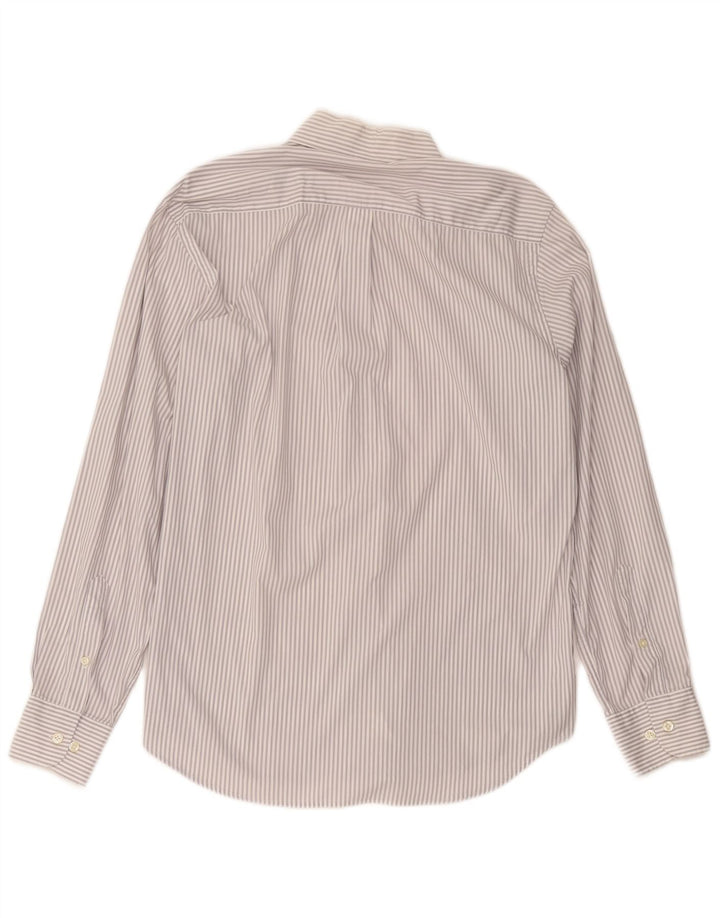 Cămașă pentru bărbați Armata Di Mare IT 48 Medium White Pinstripe