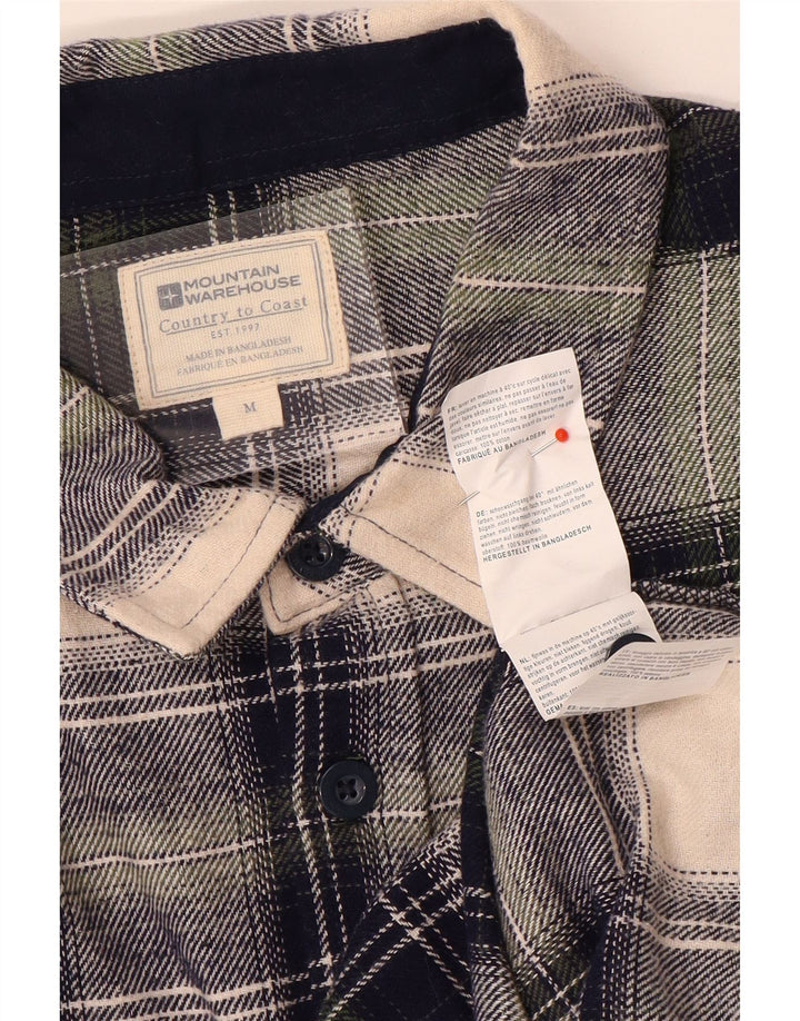Cămașă de flanel pentru bărbați Mountain Warehouse, bumbac cu carouri, multicoloră, medie
