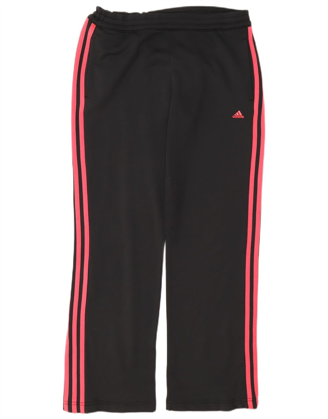 Pantaloni de trening Adidas pentru femei UK 12 Poliester mediu negru
