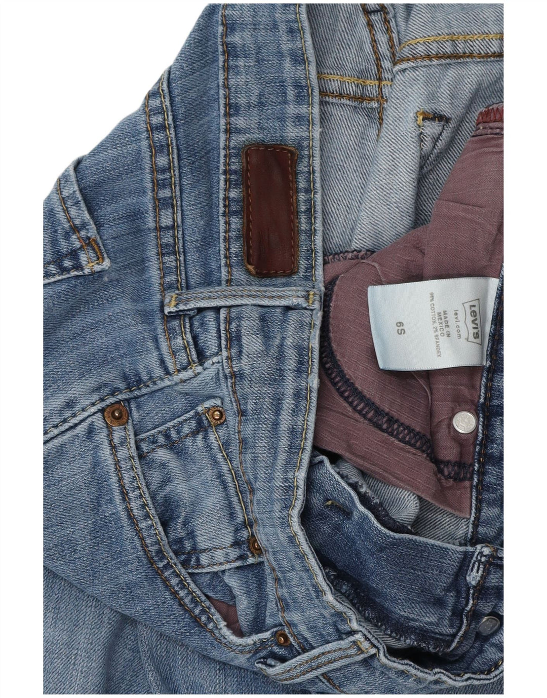 Jeans Bootcut pentru femei LEVI'S US 6 Medium W32 L29 Bumbac albastru