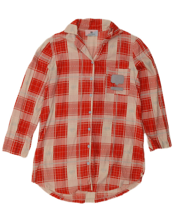 Chiara Ferragni rochie cămașă supradimensionată pentru femei UK 10 mic portocaliu Check