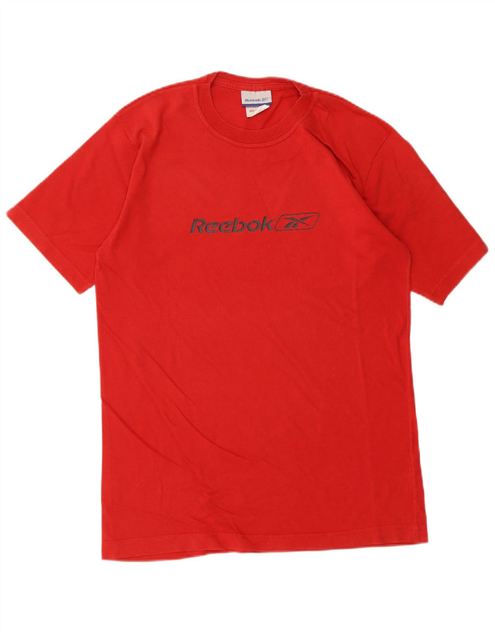 Tricou grafic Reebok pentru bărbați Top mic, roșu, bumbac