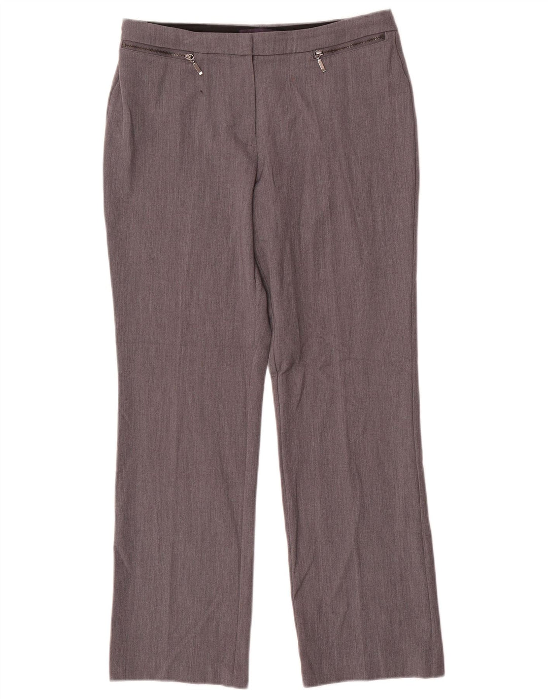 Marks & Spencer Pantaloni drepti pentru femei UK 12 Medium W30 L28 Gri