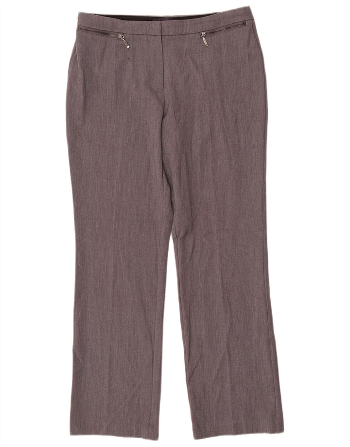 Marks & Spencer Pantaloni drepti pentru femei UK 12 Medium W30 L28 Gri