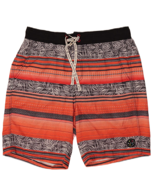 Pantaloni scurți de înot pentru bărbați Maui and Sons Poliester floral mare portocaliu