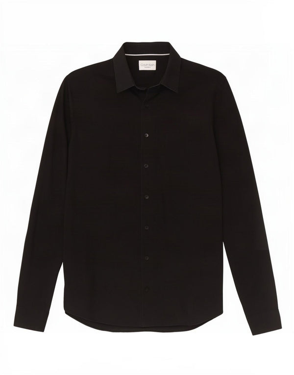 Cămașă pentru bărbați Calvin Klein Extra Slim Fit Mărimea 38 15 Medium Negru
