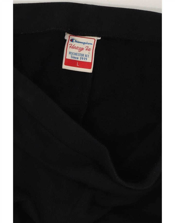 Leggings pentru femei Champion Large W34 L27 Negru