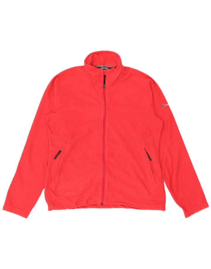 Jachetă fleece pentru femei Berghaus UK 14, mare, roz, poliester