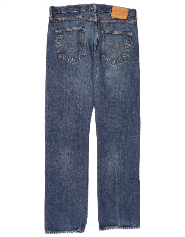Blugi drepti pentru bărbați Levi's 501 W32 L32 Bumbac albastru