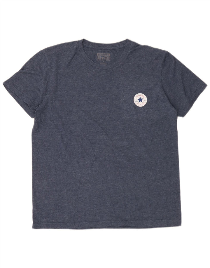 Tricou Converse Chuck Taylor pentru bărbați, bumbac mediu albastru