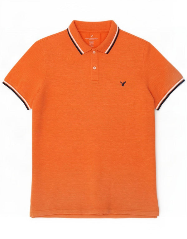 Treu polo pentru bărbați American Eagle, XL, bumbac pete portocaliu