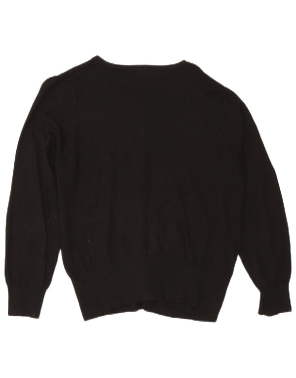 Marks & Spencer Womens Cardigan Sweater UK 18 XL Black Viscose