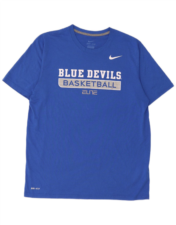 Tricou grafic Nike Blue Devils Baseball pentru bărbați Top mare din poliester
