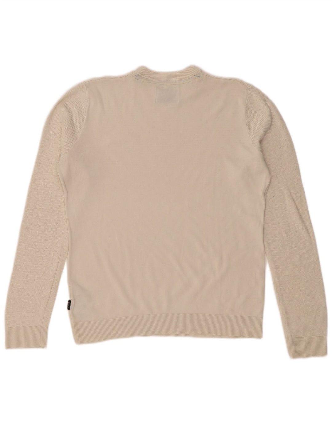 JACK & JONES Pulover pentru bărbați Core Crew Deck Jumper Bumbac alb cadru mediu